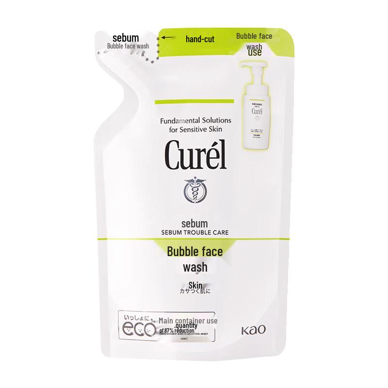 Curel Oil Control Cleansing Foam Refill