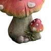 Resin Garden Figurine Cute Mushroom Goose Bunny Statue for Outdoor Garden Backyard Yard Porch Patio Lawn Decor
