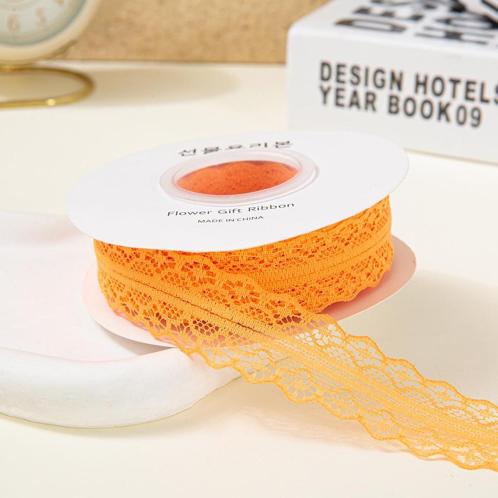 Blumenband zum Valentinstag: 25 Yards Hohlspitze für Kuchen- und Blumenstraußverpackungen