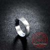 925 Sterling Silver Unique Square Men Rings Men Personality Geometrical Finger Rings For Women Men Wedding Party Jewelry Gifts