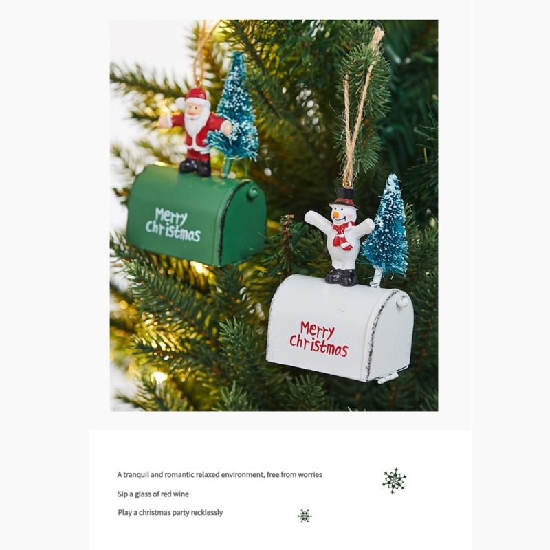 Klassischer Weihnachtsmann mit Rentier Metall Fensterhänge Dekoration für Feiertagsregal Kaminsims Dekorationen