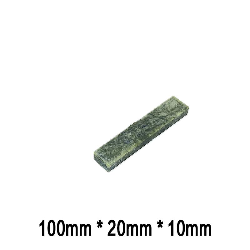 10000 Grit Knife Sharpener Natural Green Agate Sharpening Stone Whetstone Fine Grinding Polishing Shaved Bar Kitchen Honing Tool