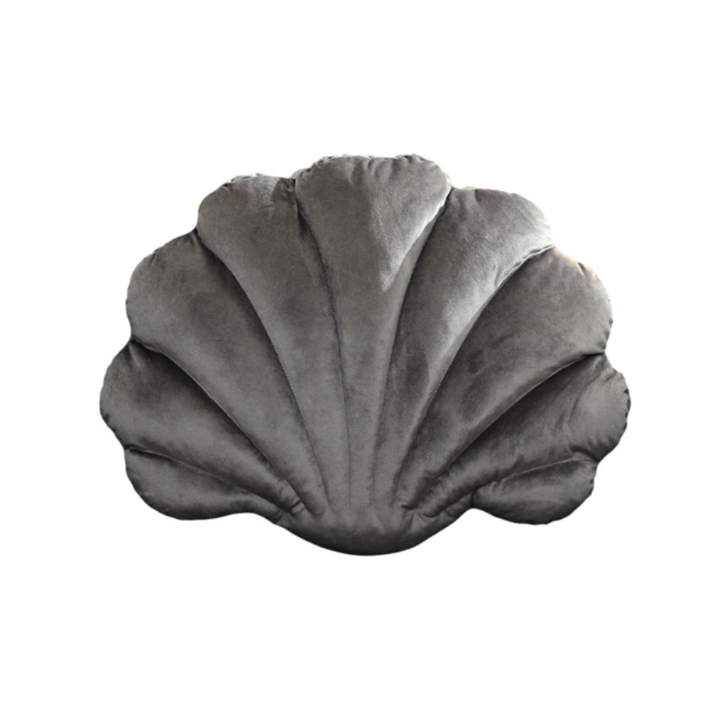 Skin-friendly Shell Throw Pillow Soft Sofa Waist Pillow Unique Car Cushion  Bed