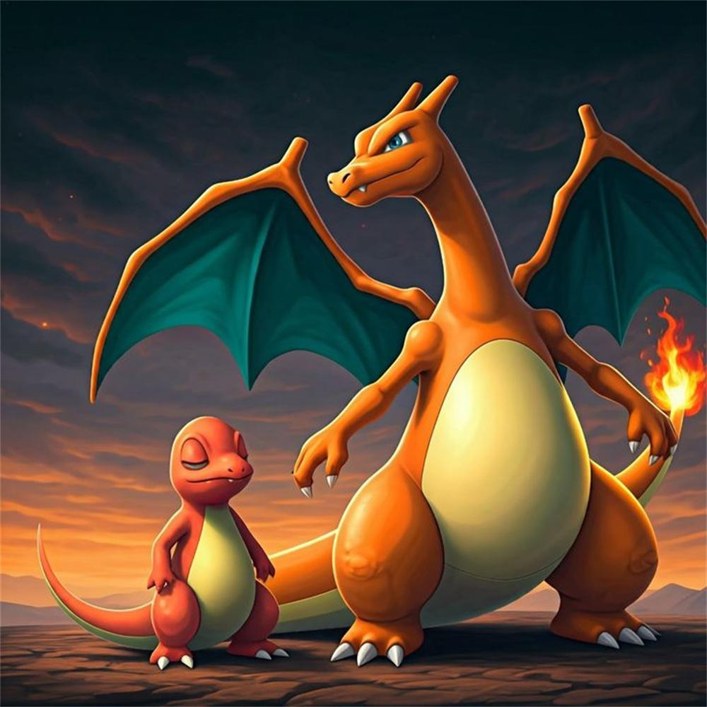 Cartoon und Anime Elfen Diamantmalerei Süßes Gengar Bild DIY Diamantstickerei Heimdekoration Interessantes Handwerk Kindergeschenk