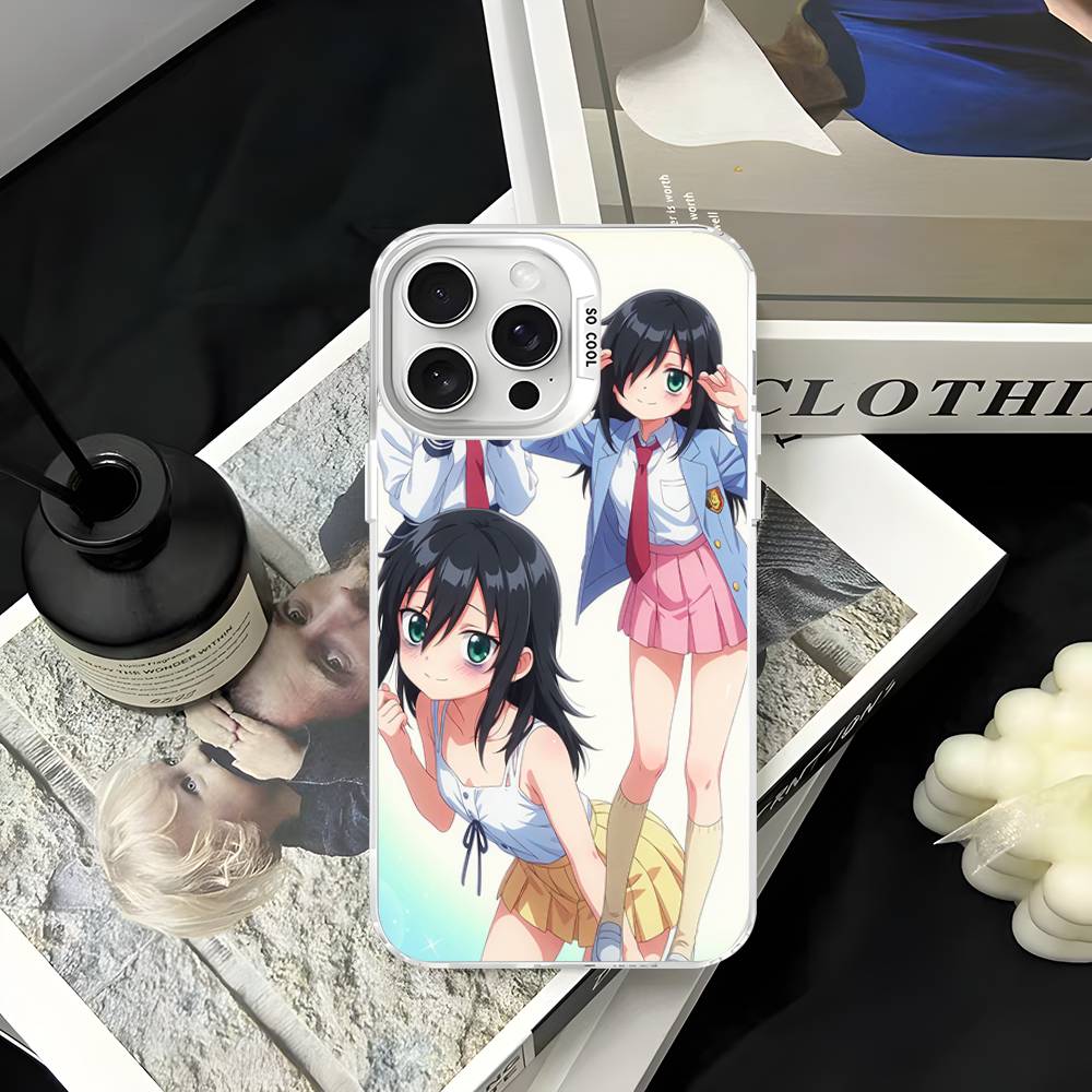 Watamote K-Kuroki T-Tomoko Phone Case For IPhone 17 16 15 14 13 12 11 Pro Max Color Black Matte Cover
