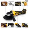 100/125mm Brushless Angle Grinder Metal Polishing 4 Gears Cordless Grinding Machine Power Tool For Dewalt 20v Battery Pins