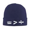Equality Is Greater Than Division Black History Month Beanie Hats Bonnet Hats Unisex Women Knitted Hat Autumn Winter Head Wrap Caps
