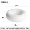European White Ceramic Tableware Salad Dessert Bowl Snack Plate Household Table Decoration Cake Plate Kitchen Utensils Porcelain
