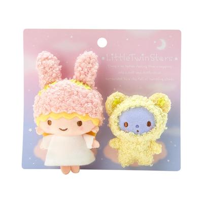 Sanrio Sanrio Brooch Little Twin Stars Kikirara LITTLE TWIN STARS X X 4cm Little Twin Stars Fluffy Fancy Design Series Character 013404 SANRIO