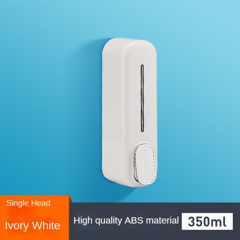 350ml Wall Mount Soap Dispenser Manual Shampoo Shower Gel Dispenser Lotion Container Liquid Hand Soap Dispenser for Bathroom