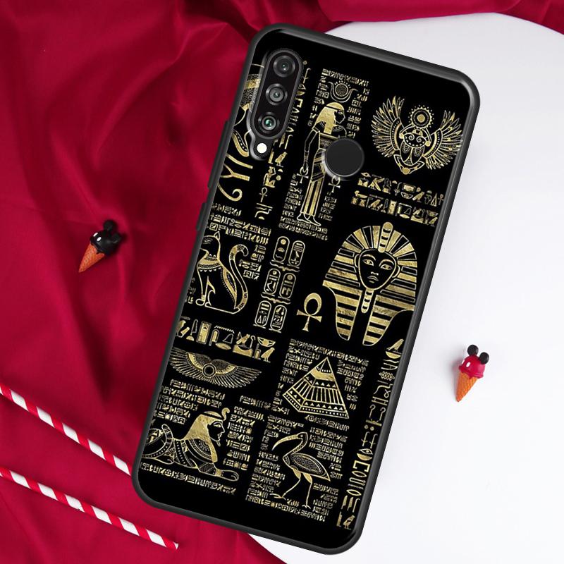 Sacred Eye of Horus Egypt Fresco For Huawei Nova Y61 Y70 Y90 Y60 Y72 Y91 12s 12i 11i 7i 8i 9 10 SE P60 Pro P30 P40 Lite Case