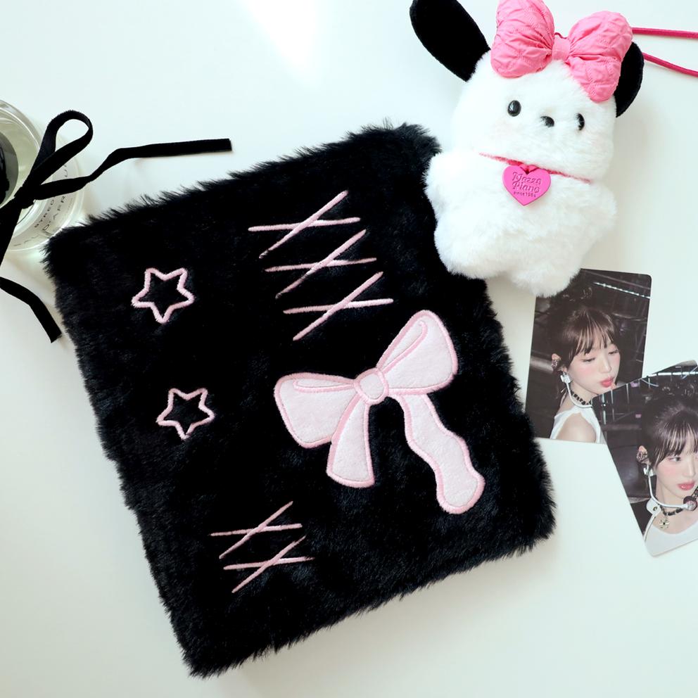 Bom Bom A5 6-hole fur photo binder album