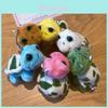 Small Turtle Plush Toy With Keychain And Beaded Chain For Kid Gift