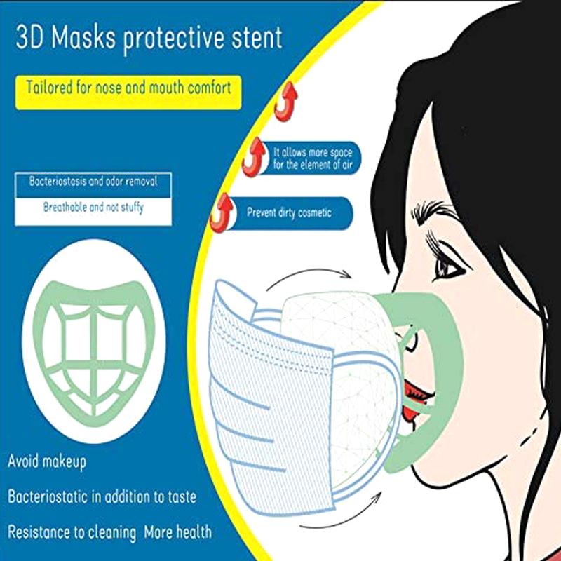 3D Mask Bracket Inner Support Cool Mask Bracket With Hook for More Breathing Space