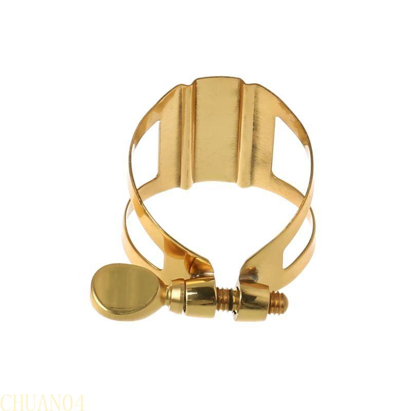 A1A2 Brass Saxophone Fastener Clip Alto Tenor Soprano Sax Ligatures Fastener Cap for Saxophone Clarinet Bakelite Mouthpiece