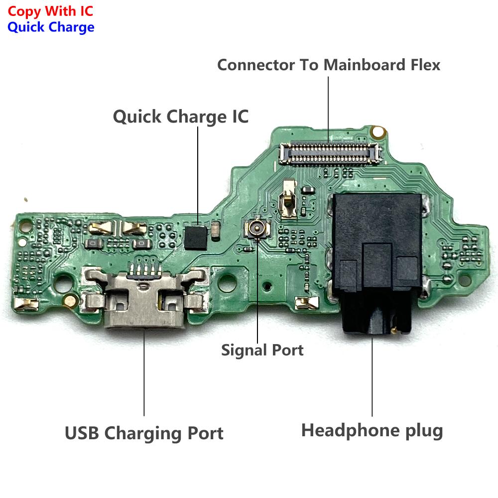 USB Charge Port Jack Dock Connector Charging Board Flex Cable For Asus Zenfone Max Plus (M2) ZB634KL A001D USB Charging Board