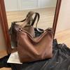 Casual Commuting Large-capacity Suede Bag Women's New Versatile Shoulder Bag Slack Tote Bag