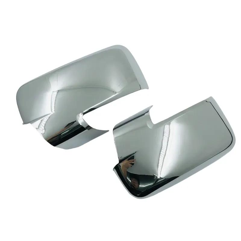 For Dodge Ram 1500 2009-2012 Car Sticker Rearview Side Mirror Cover Wing Cap Exterior Door Rear View Case Trim Carbon Fiber Look
