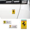 Aluminum Car Sticker Logo Pattern Decal Cover Badge Supplies Replacement Car Styling Decal for Ferrari Teams SJ Scuderia Ferrari