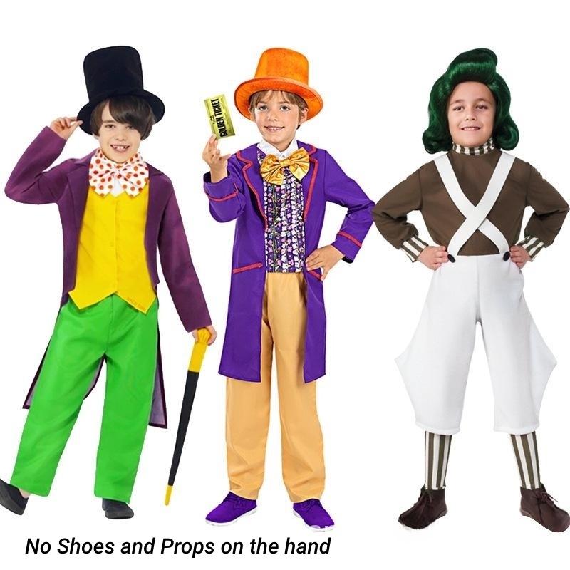 Trendy European And American Style Charlie And The Chocolate Factory Halloween Costume