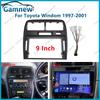 9 Inch Car Frame Fascia Adapter Android Radio Dash Fitting Panel Kit For Toyota Windom 1997-2001