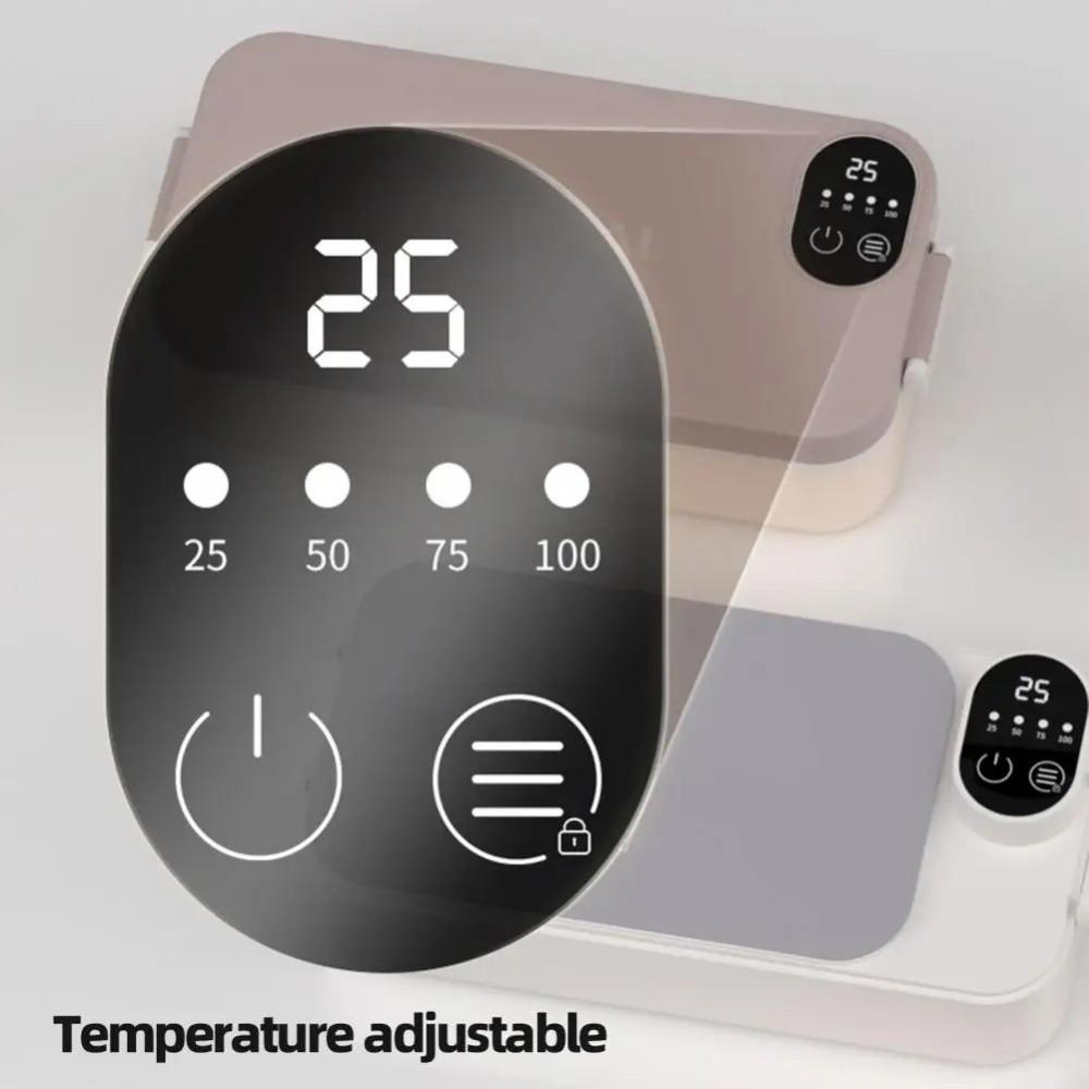 304 Stainless Steel Electric Lunch Box Digital Display Heated Box Hot Rice Box  Office Lunch
