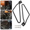 Motorcycle Black Saddle Bag Support Bars Mount Bracket Kit Fit for Harley Sportster 883 Iron XL883N,Dyna Fat Bob FXDF