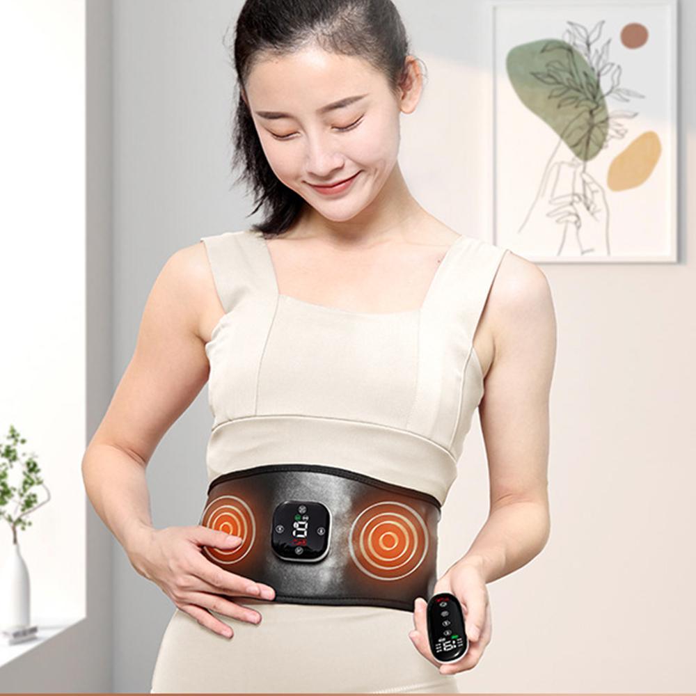 EMS Abdominal Toning Belt Electric Muscle Stimulation Muscle Toner Portable Fitness Massager Waist Trainer Body Slimming Shaping