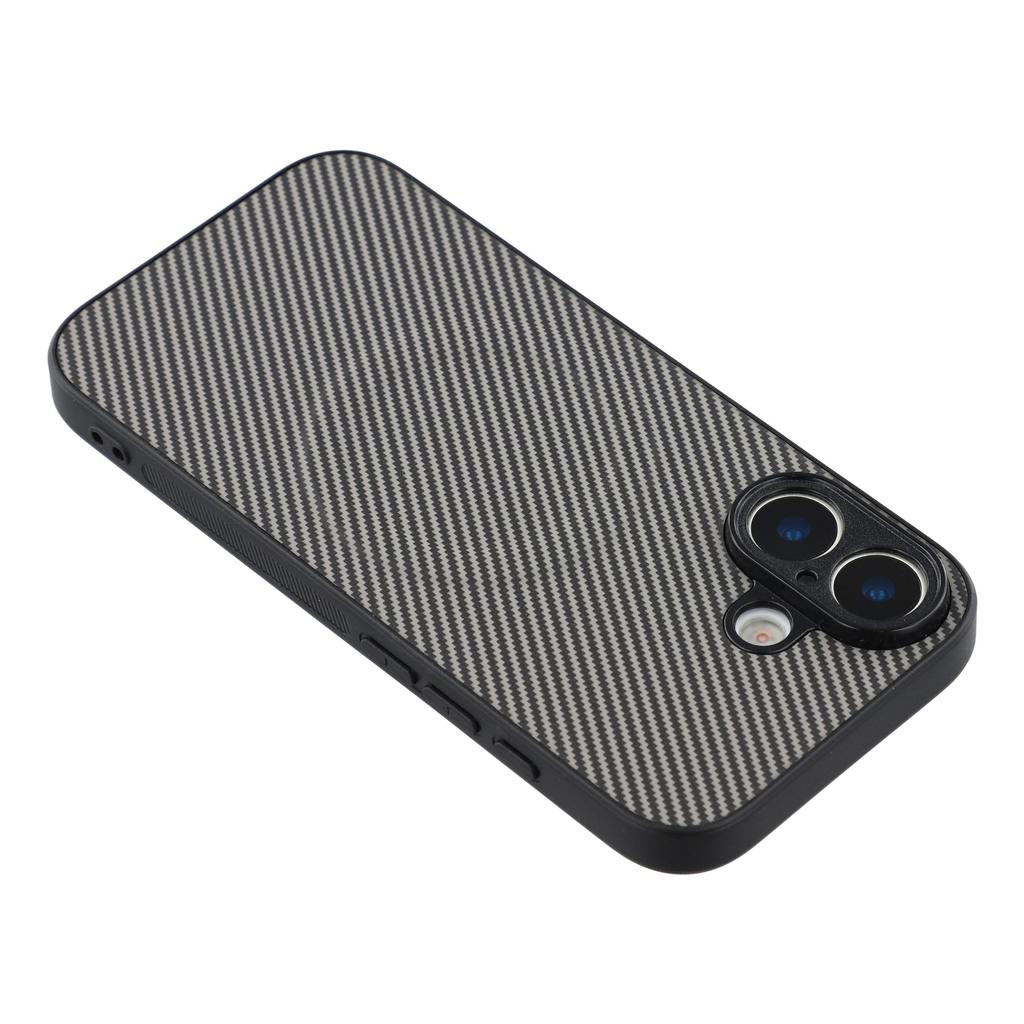 Pro iPhone 17 Magnetické pouzdro Textura karbonových vláken TPU PC Zadní kryt telefonu