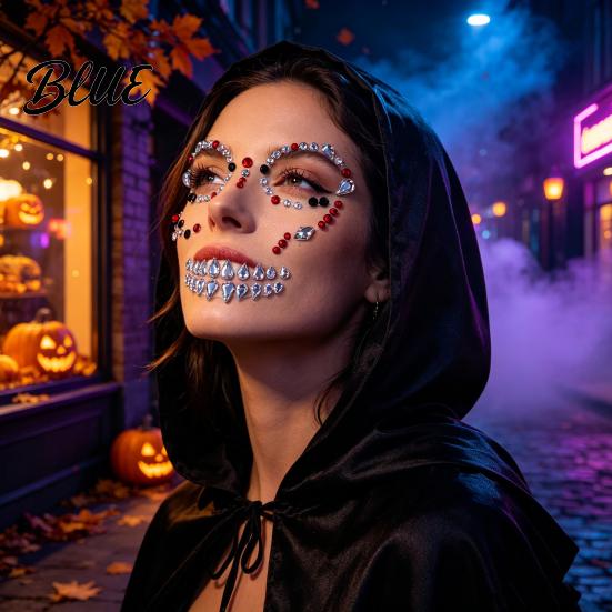 Medical Grade Skin Jewels Face Gems Makeup Temporary Tattoo Sticker  Faux Crystal Jewelry Cosplay Glitter Stones Rhinestone Teardrop Eyeliner