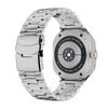 Three-Bead Steel Band Buckle Strap for Apple Watch, Compatible with All iWatch Generations, Stainless Steel.