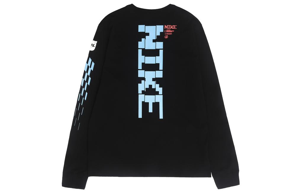 Nike T Shirts Men's Black Crew Neck Moderate Straight Fit DA5004-010