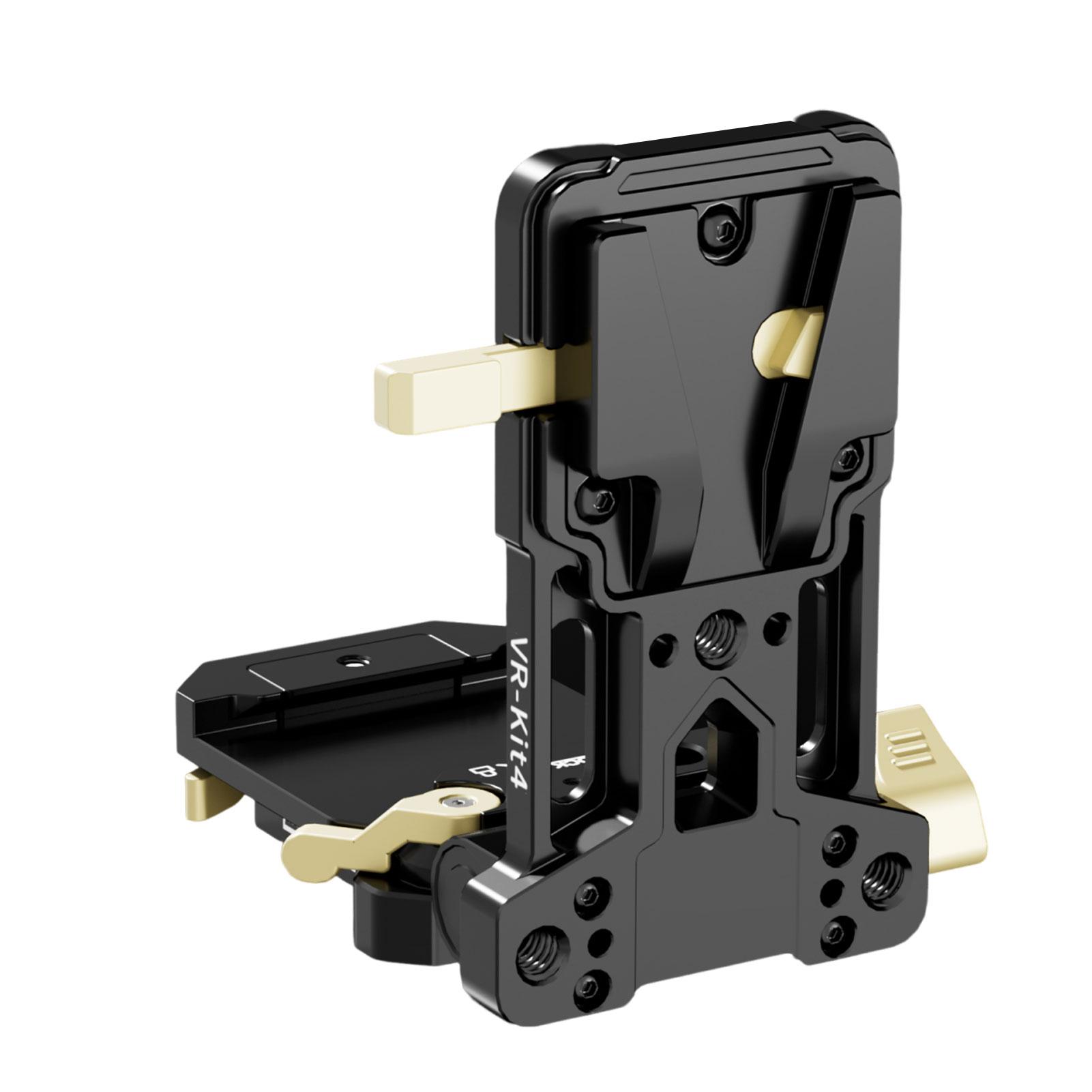 

Foldable V Mount Battery Plate with Arca Type Quick Release Camera Baseplate Lightweight DSLR Camera Video Rig
