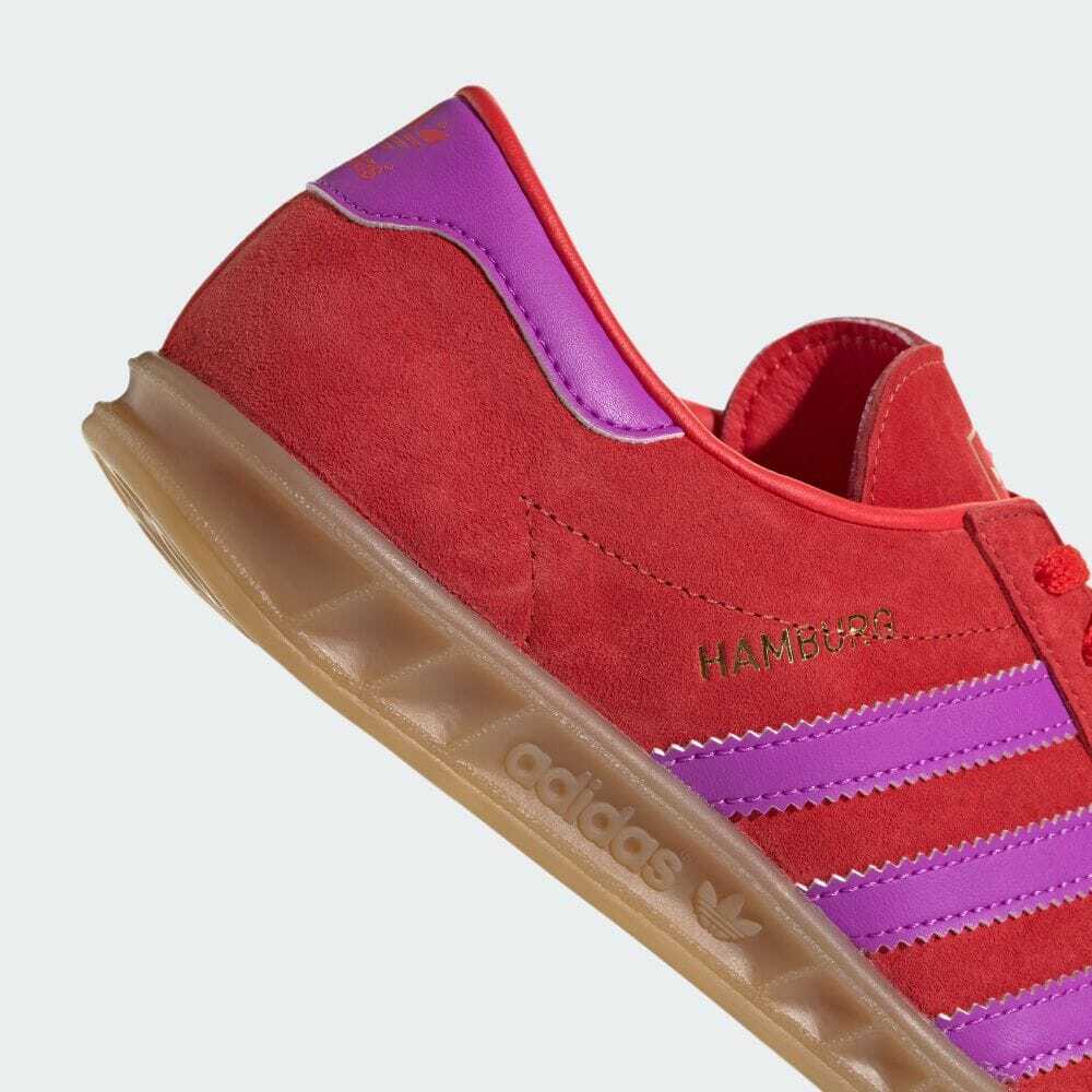 IH5461 Adidas Originals Hamburg Red Purple Burst Gum (Women's)