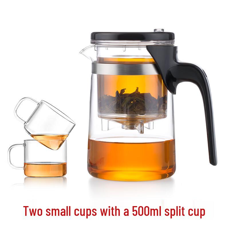 Shangming E-01 One-Button Filter Glass Tea Pot Set