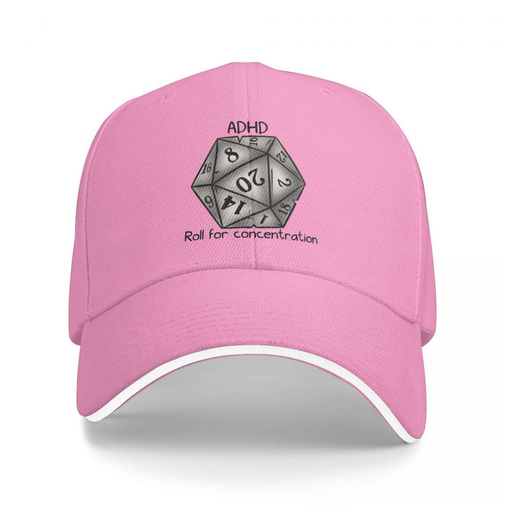 Baseball Caps ADHD&D Roll For Concentration Fans Gifts Casquette Men Women Casual Spring Caps