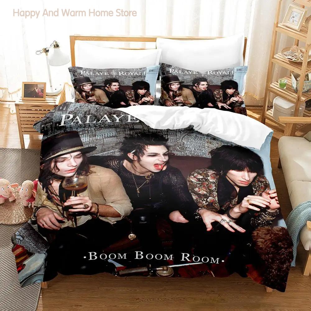 

Palaye Royale Комплект постельного белья Односпальный Twin Ful Quen King-Size Размеры Размеры Комплект постельного белья Взрослая спальня Комплекты пододеяльников 3D Печать Комплект простыней 135*200cm Eu-Single