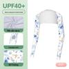 Chal y mangas de seda de hielo para mujer con protección UV