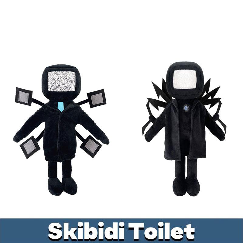 Plush Skibidi Toilet Dolls Television Stuffed Toys Tv Man Prank Game Props Decor