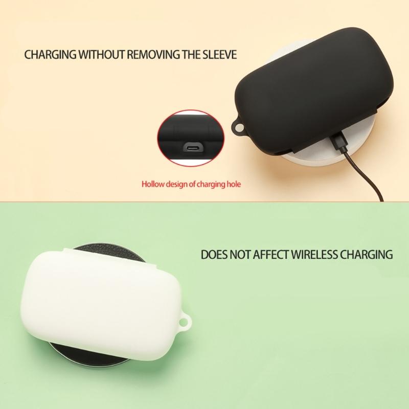 Soft Silicone Case Cover for AIH-2541 AI Earphone Case Secure Grip Easy Access Scratches Resistant Housing Skin
