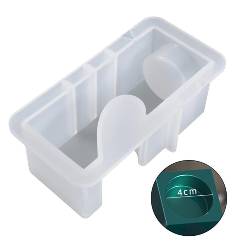 Handicraft Heart Candle Holder Epoxy Resin Casting Mould Silicone Resin Mold Home Ornament DIY Accessories Resin Mold