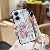 Ring Kickstand Phone Case For Redmi A5 4G/Xiaomi Poco C71 4G Cartoon Silicone Lanyard Shockproof Protective Soft Case