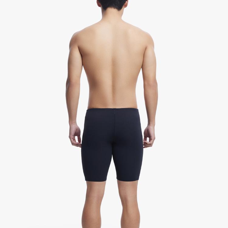 Anta Solid Color Mid-Rise Fitted Swim Shorts Men Swimwear Black 1823531457-1