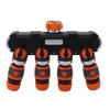 Four Outlet Faucet Diverter 4 Way Brass Water Tap Splitter Adaptor for Outdoor Garden Irrigation