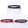 Genuine Leather Double Layer Belt For Women With Vintage Style And Small Pin Buckle For Dresses
