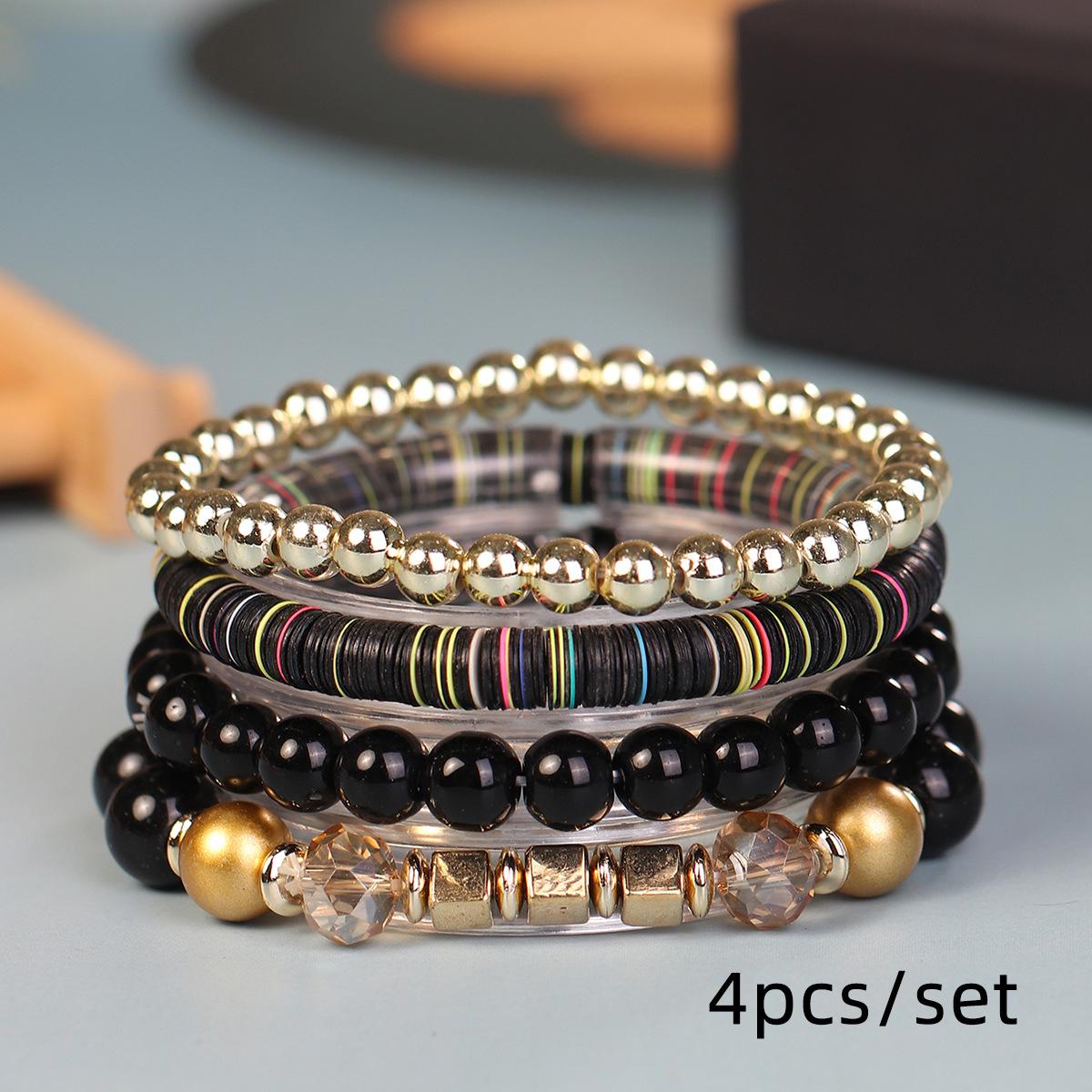 JYL TS Bracelet Bohemian  Pendant Style Adds Elegance And Luck Black