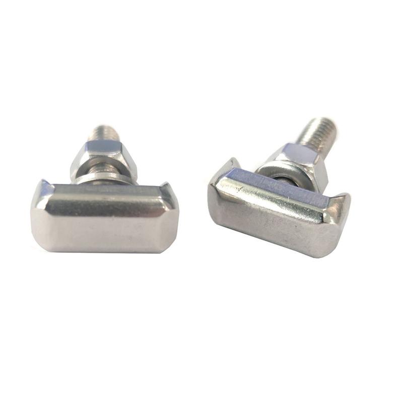 OEM #19116852 Battery Terminal Replacement 2Pcs Stainless Steel T-Bolt Connector Kit For Cadillac Chevrolet GMC Saturn Models