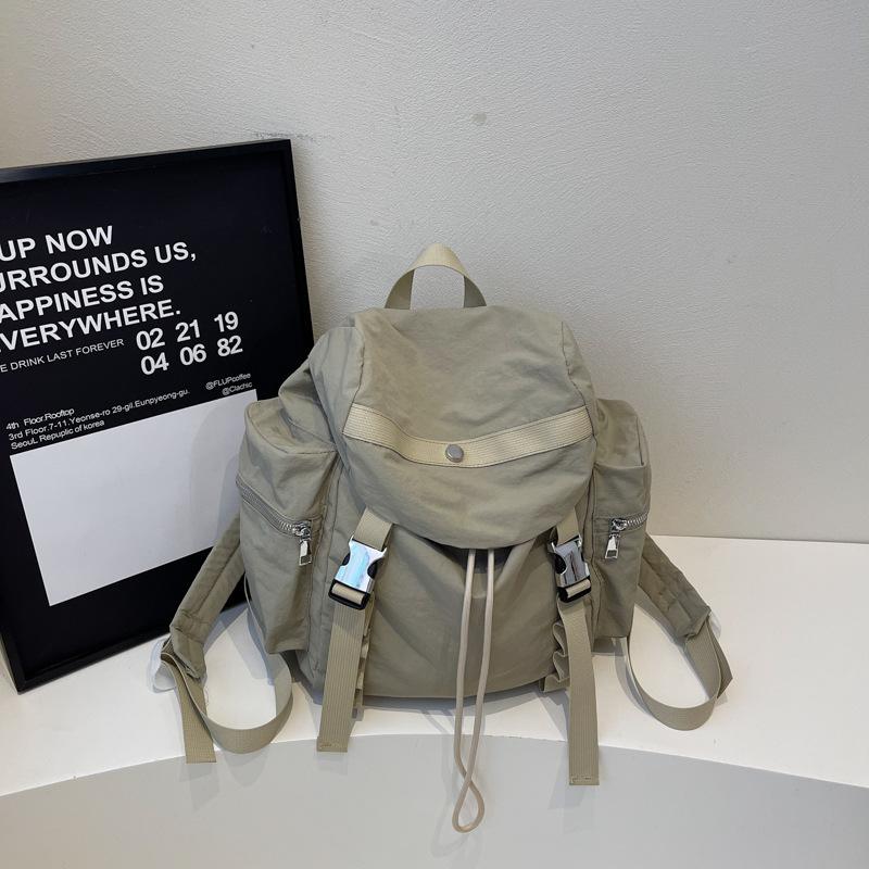 Sports and Leisure Backpack Bag Women's New Niche Design Versatile Student Backpack Going Out Travel Bag