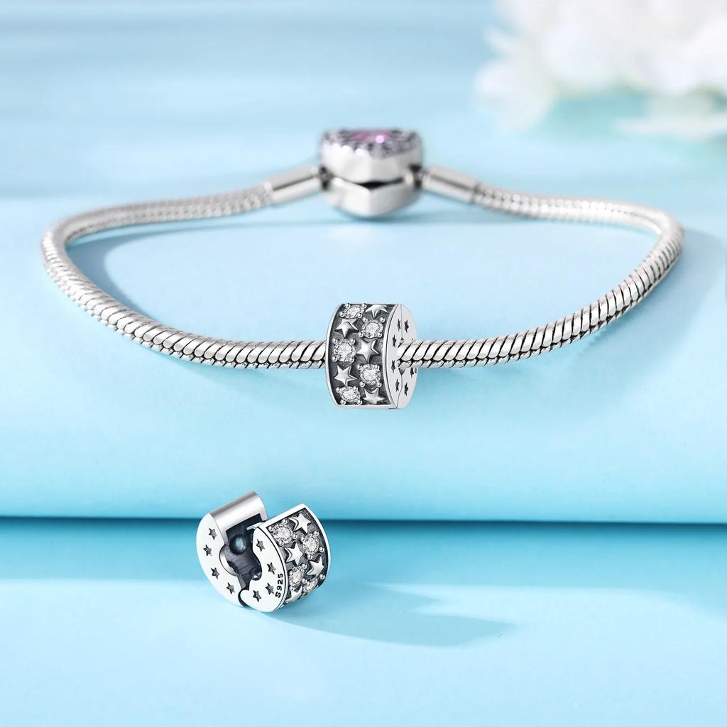 Coppercute Astronaut Bead Shiny Starcharms For Women Birthday Fine Jewelry Party Gifts Diy Accessories