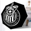 1pc Sturdy 8-Bone Auto Umbrella, Club Deportivo Guadalajara Umbrella, Digital Printed, Foldable Umbrella for On-the-Go Outdoor Use